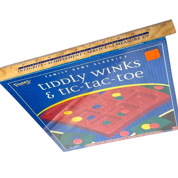 Vintage FUNDEX 2001 Tiddly Winks & Tic-Tac-Toe Game Sealed READ - Picture 9 of 10